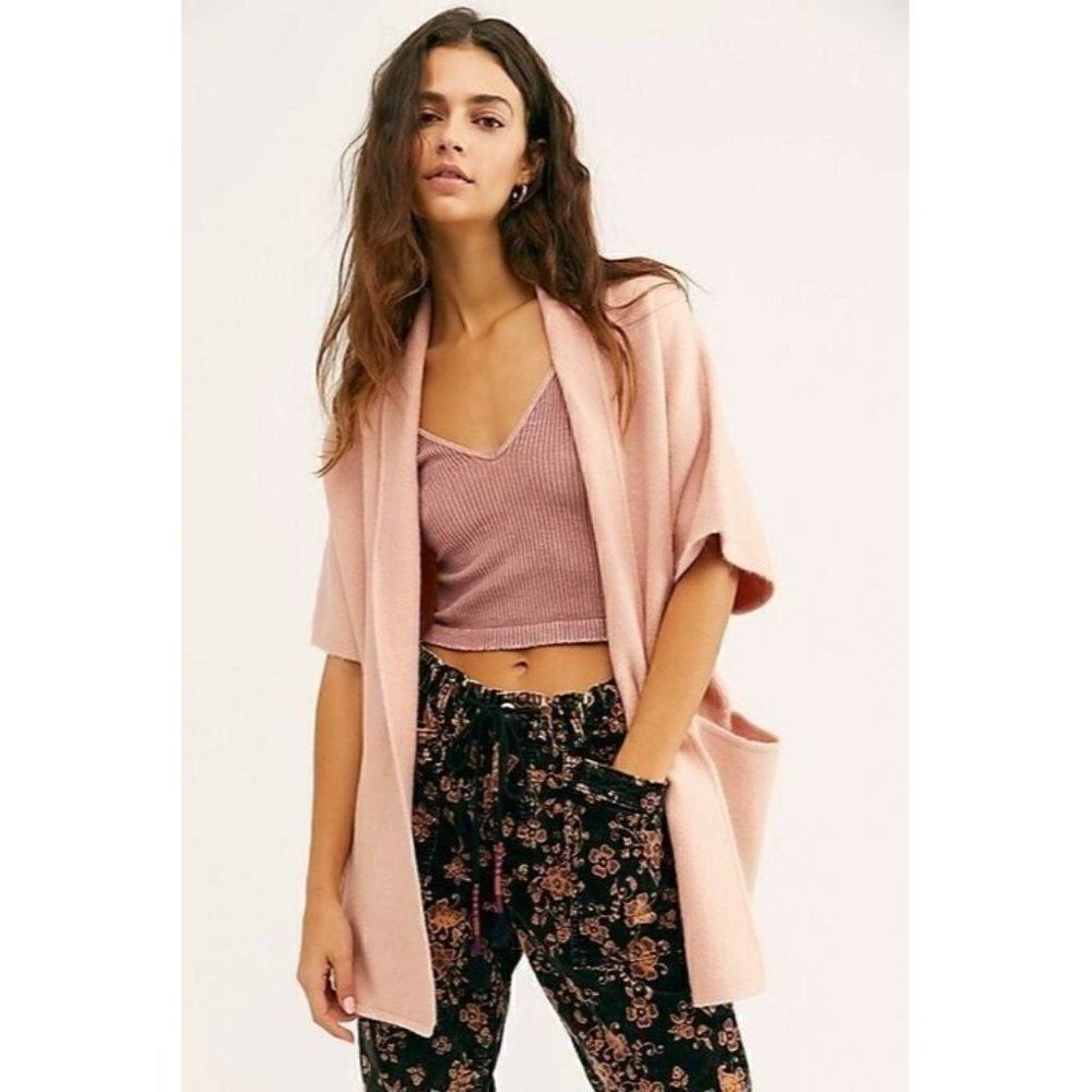 NEW FREE PEOPLE XS S M L WHISTLER CARDIGAN CARDI - Picture 2 of 5